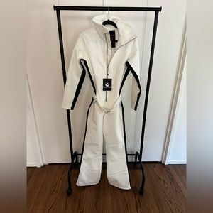 Cordova white OTB ski suit large L